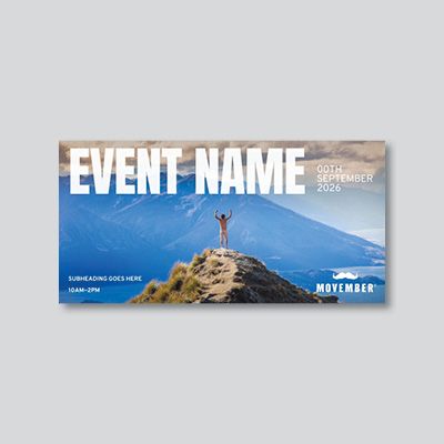 A Movember Canva social media template
