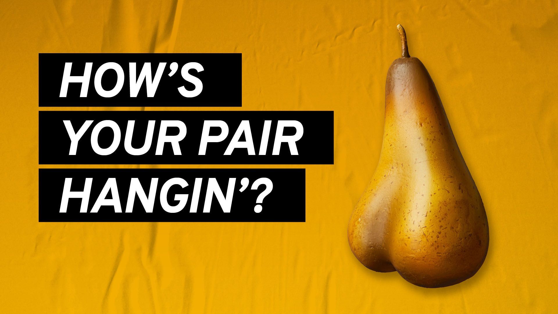Image showing a Movember testicular cancer awareness message.